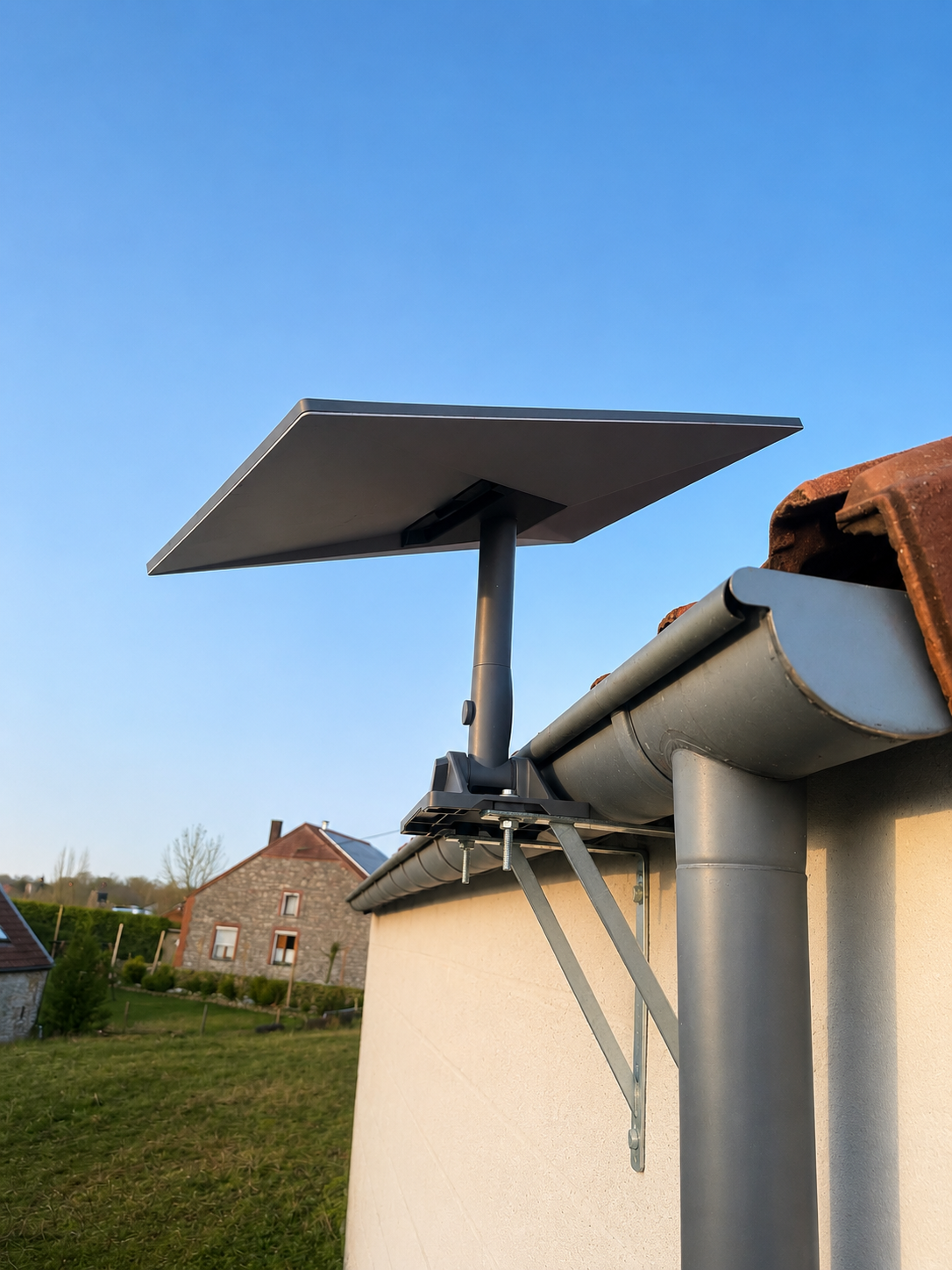 Installation Starlink Gouttière